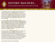 Tablet Screenshot of oxfordbuilders.net